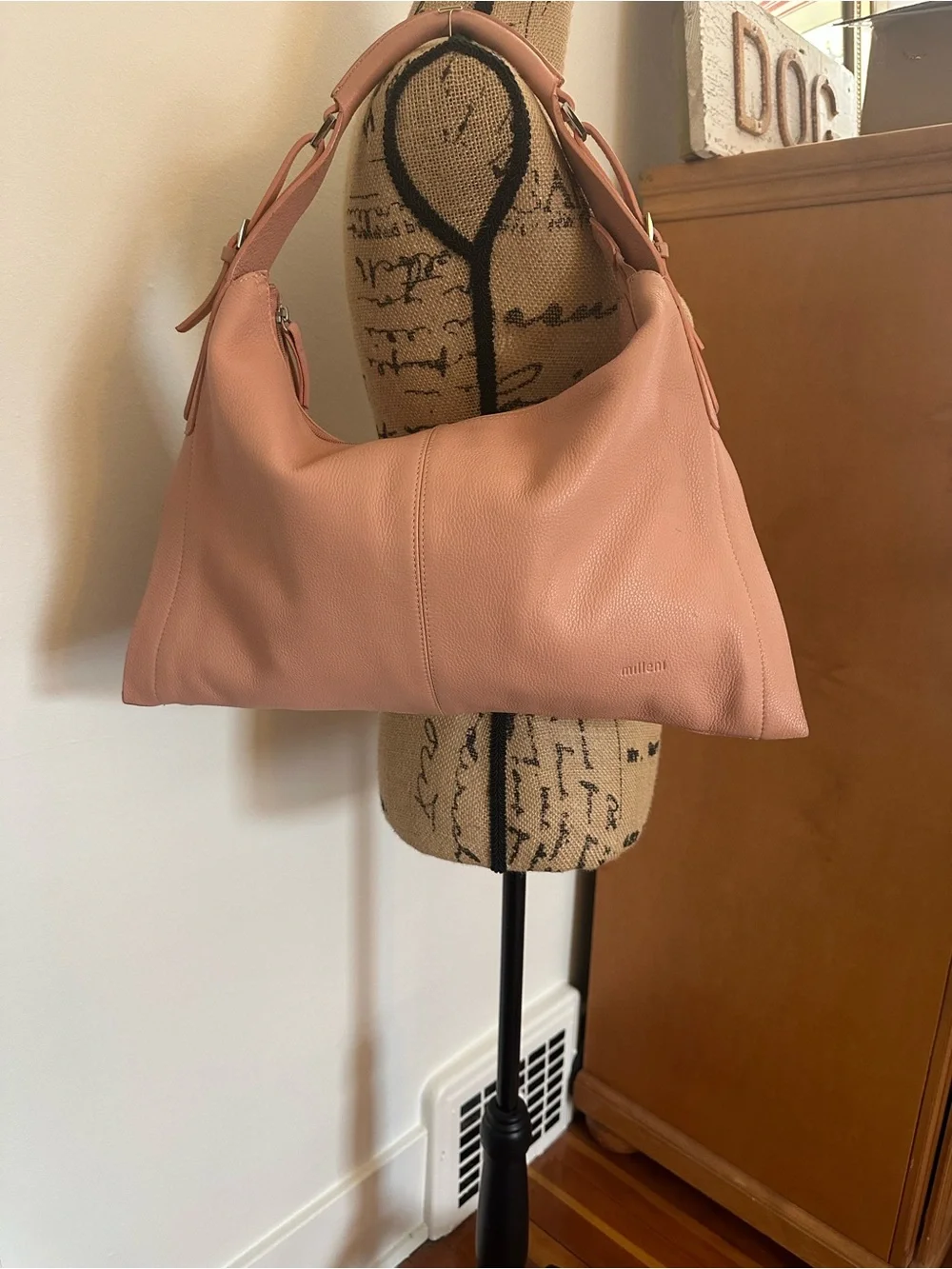 Milleni Genuine Leather Hobo